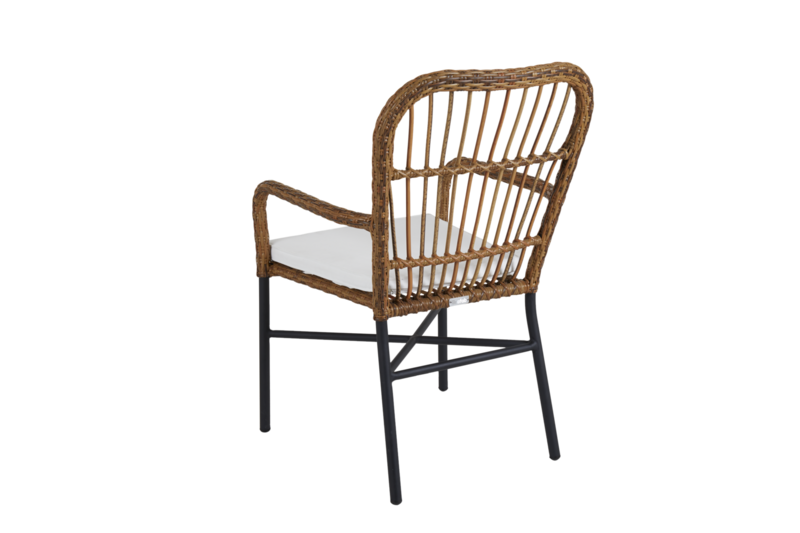 Anemon dining chair Natural colored/white