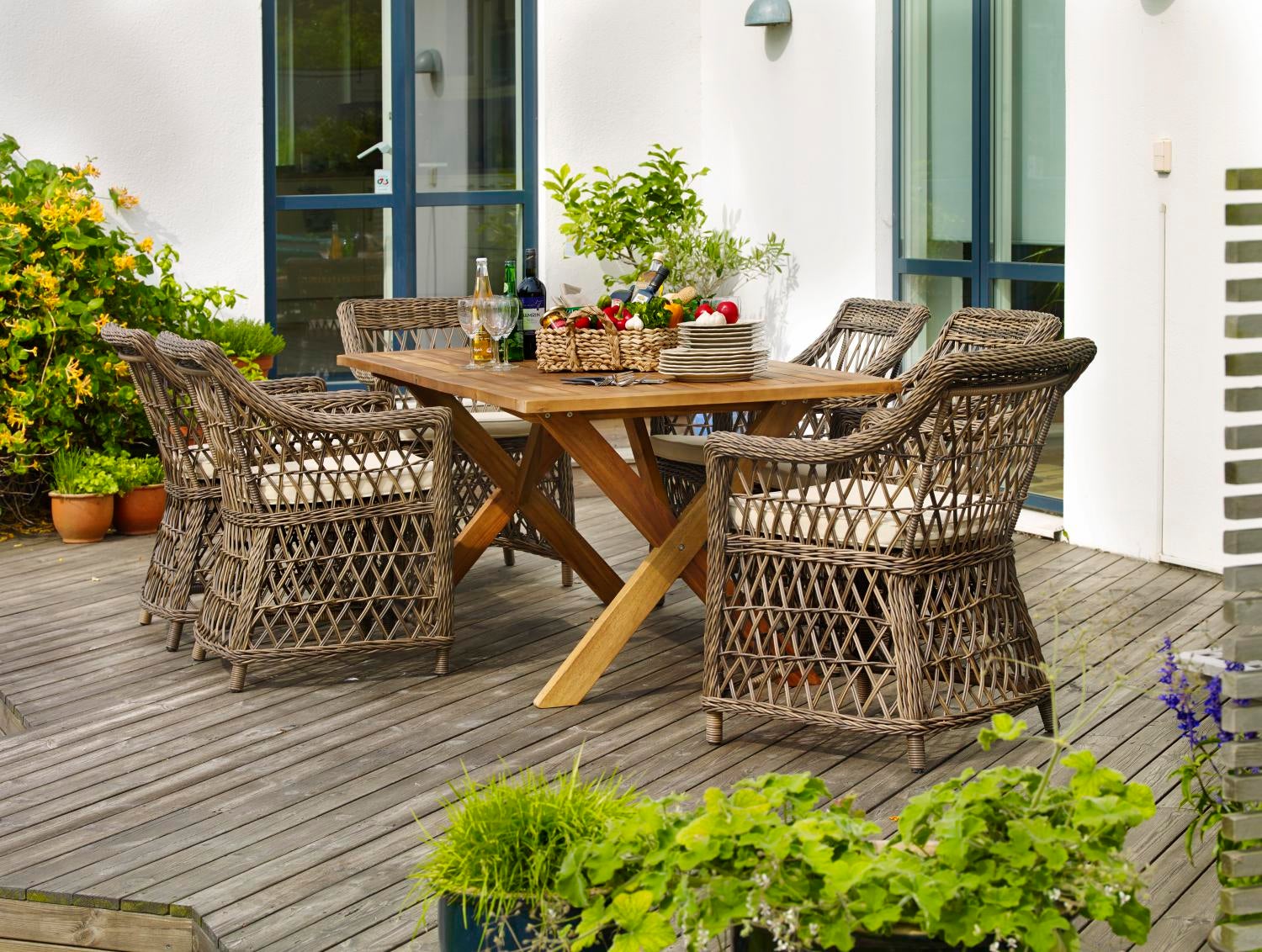 Beatrice armchair Brown/beige