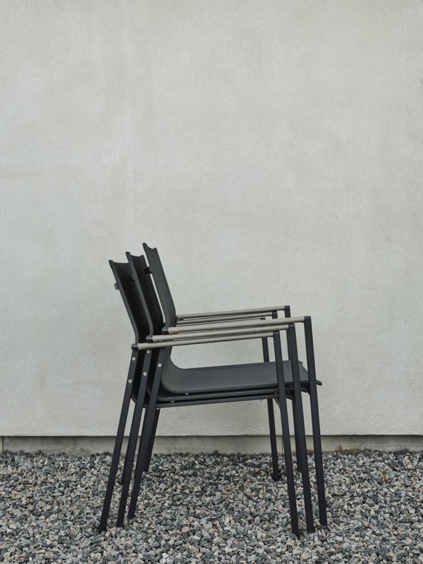 Lyra dining chair Black/grey