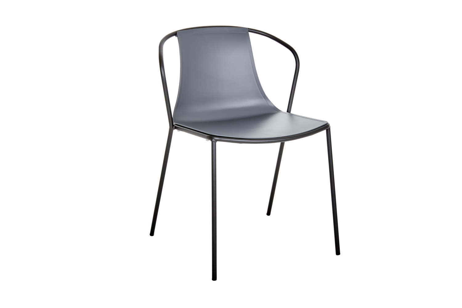Kasia dining chair Grey/black
