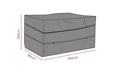 Furniture cover cushion box Black