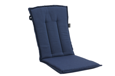 Florina connected seat/back cushion Navyblue