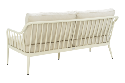 Coleville 3-seater sofa Pearl White/Dot Beige