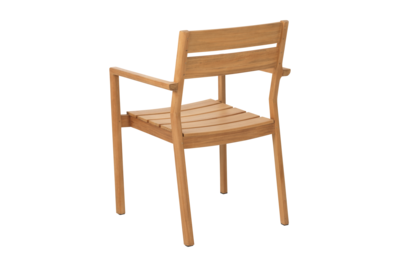 Delia Teak armchair Natural color