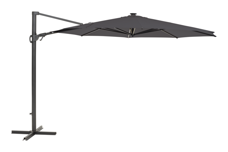 Cilento parasol Anthracite/grey
