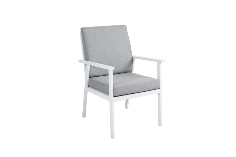 Samvaro armchair White/Pearl grey
