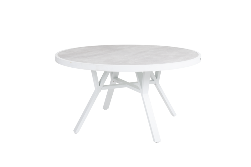 Samvaro dining table White/grey
