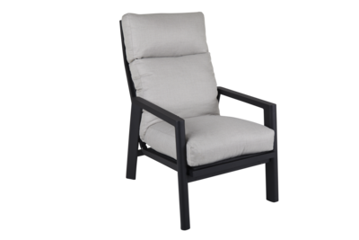 Slide position armchair Black/Ash