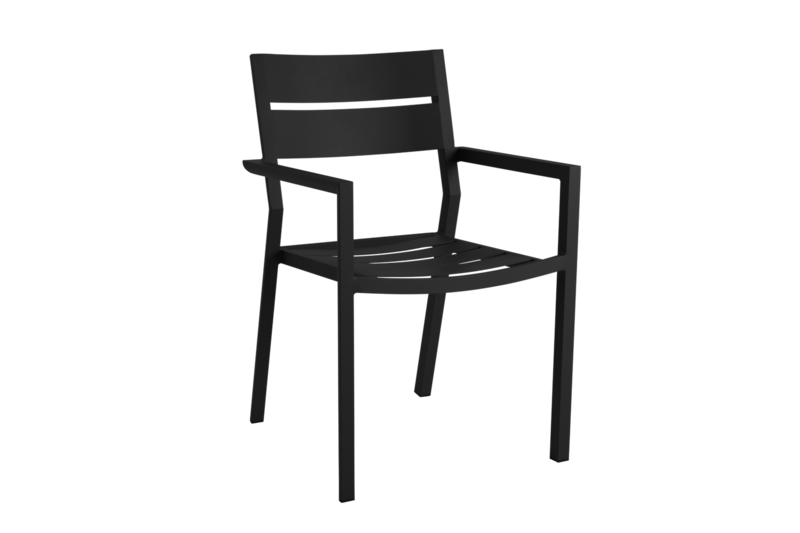 Delia armchair Black