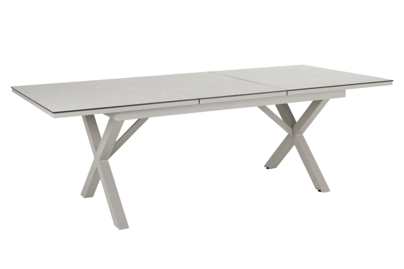 Hillmond dining table Khaki/Terrazzo