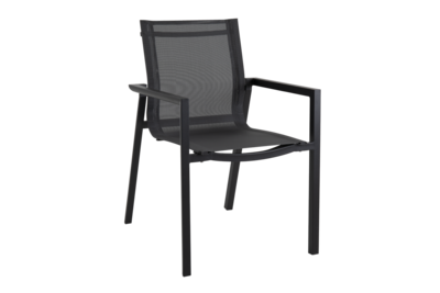 Delia armchair Black/grey