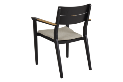 Chios armchair Black/Ash