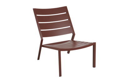 Delia lounge chair Red