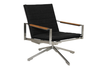 Gotland rocking chair Grey/black