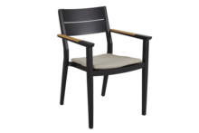 Chios armchair Black