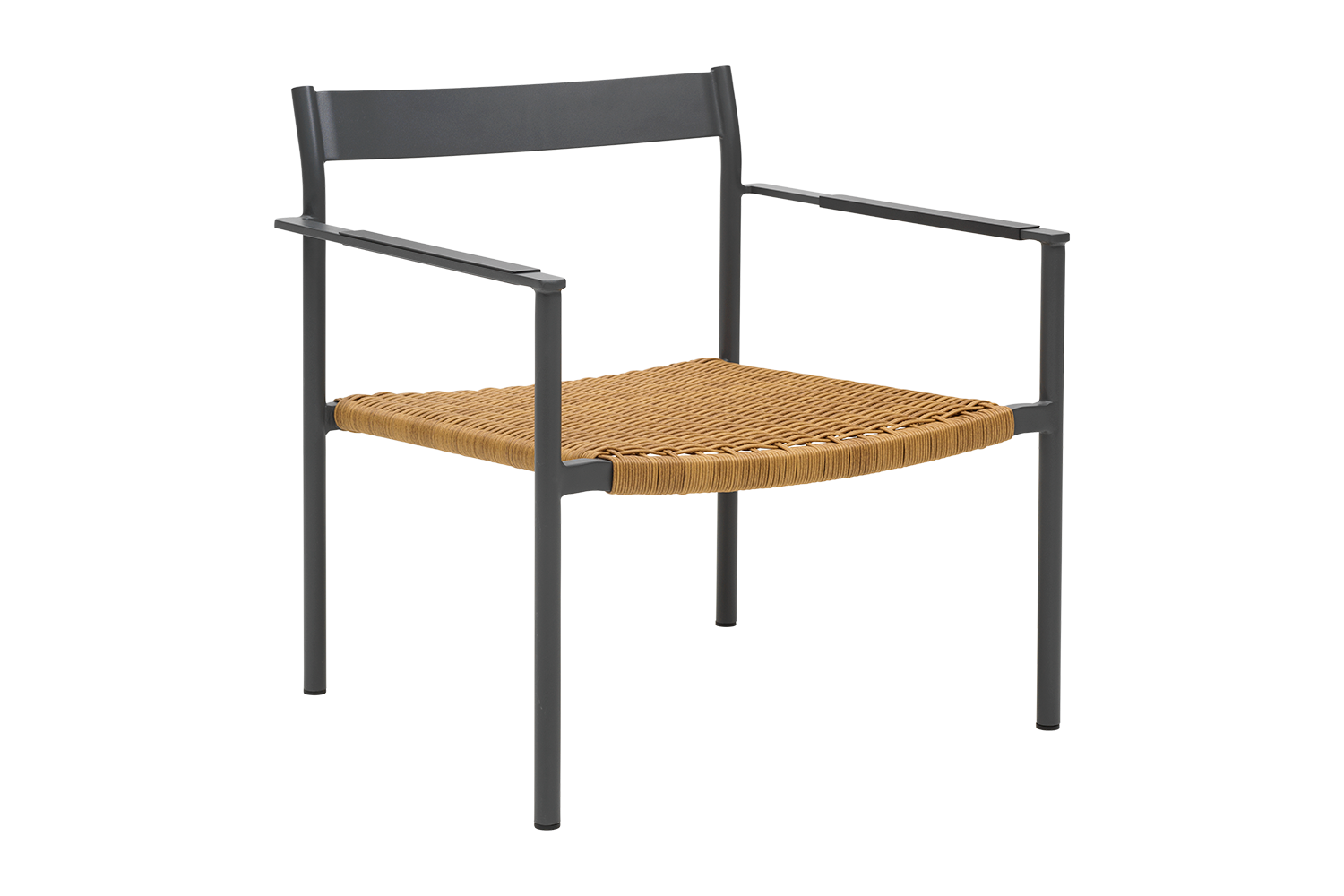 DK lounge chair Anthracite/Natur