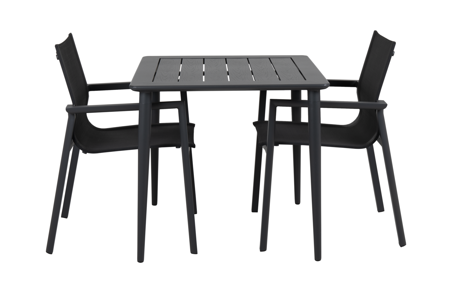 Delia armchair Anthracite/Black