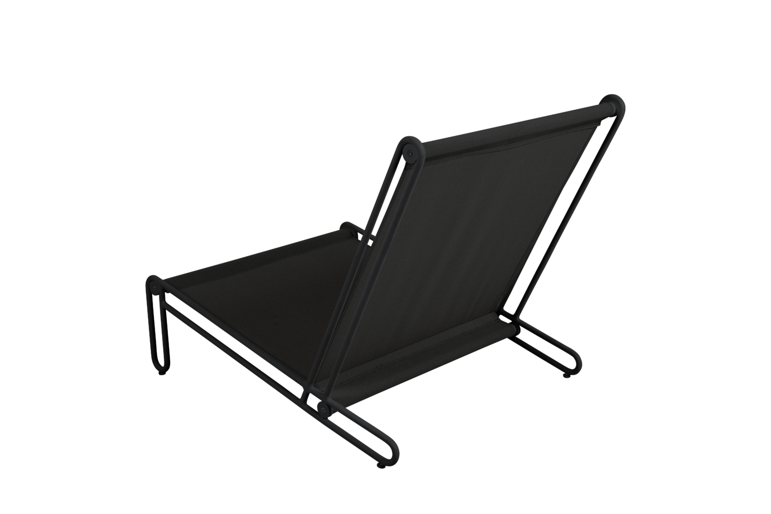 Blixt lounge chair Black/Cley beige