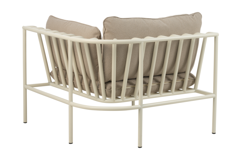 Collier corner Pearl White/Teddy Beige