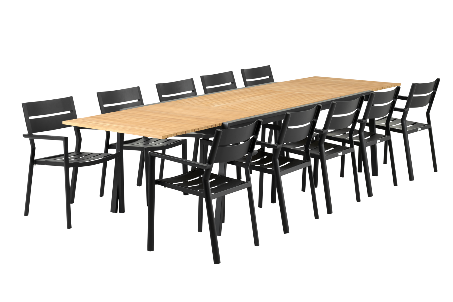 Naos dining table Black/teak