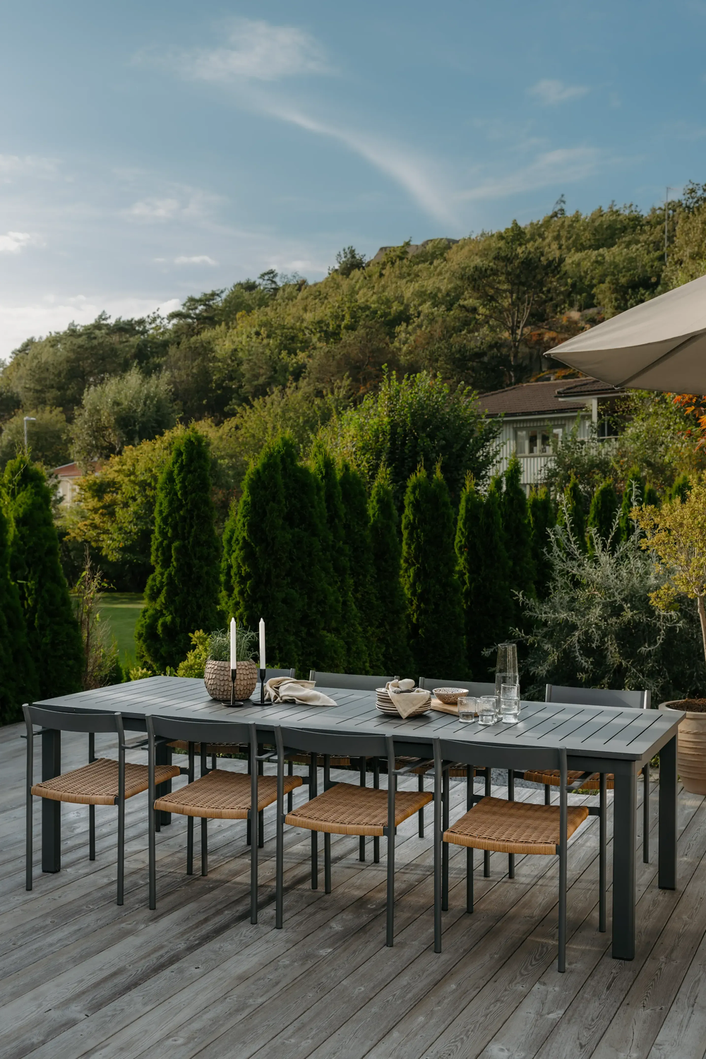 DK dining chair Anthracite/Natur