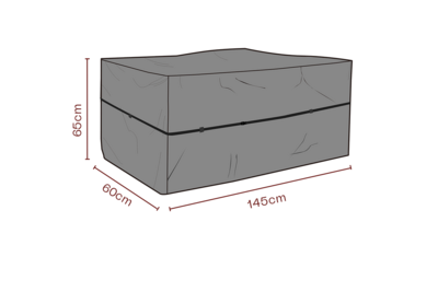 Furniture cover cushion box Black