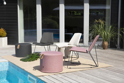 Pollux armchair Pink/Anthracite