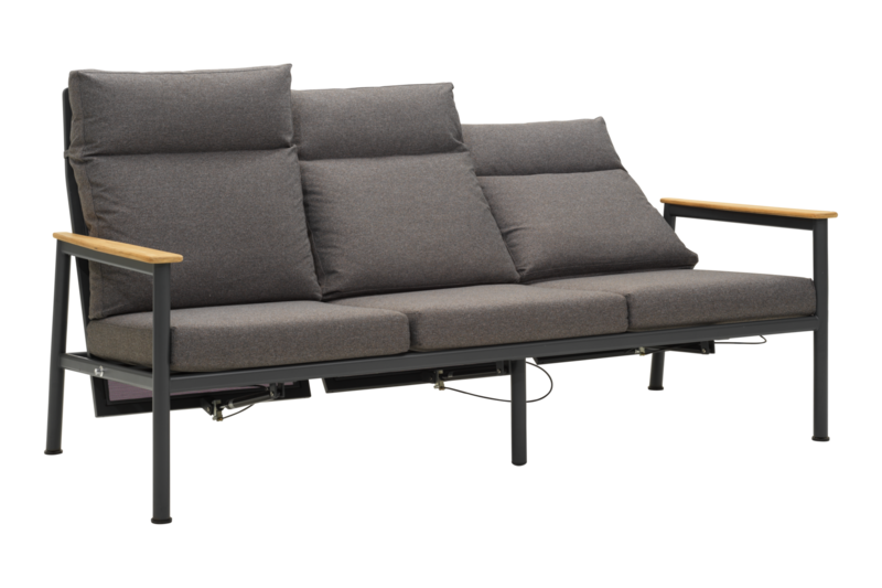 Gordon 3-seater sofa Anthracite/Soft Dawn