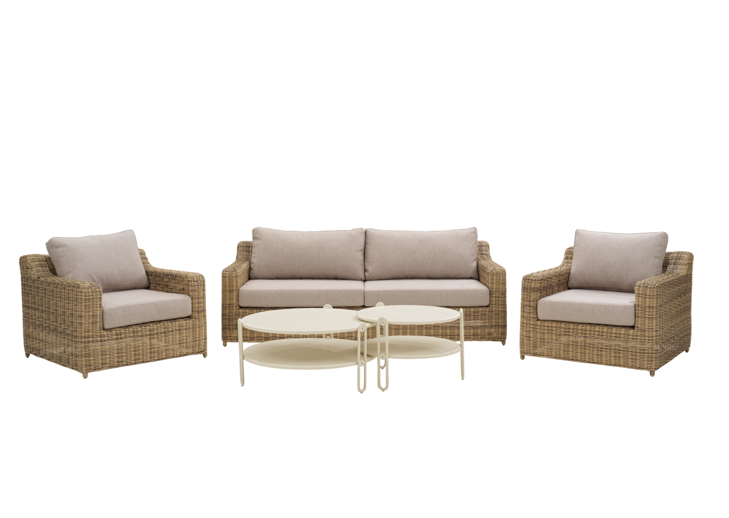 Glendon 2,5-seater sofa Rustic/Beige