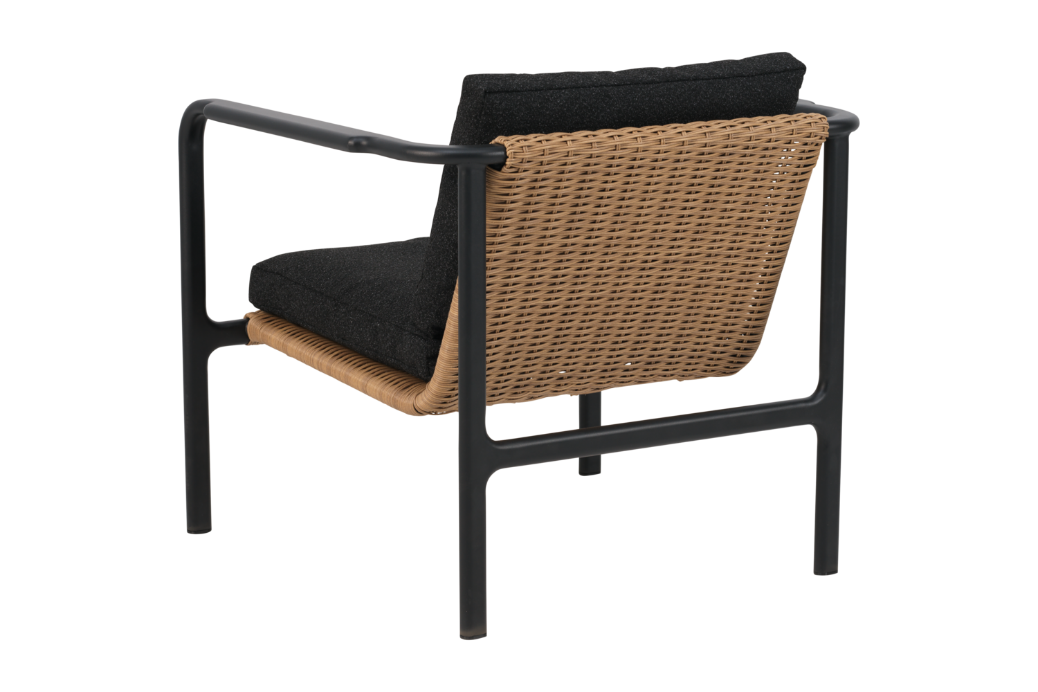 Motty armchair Black/Teddy Black