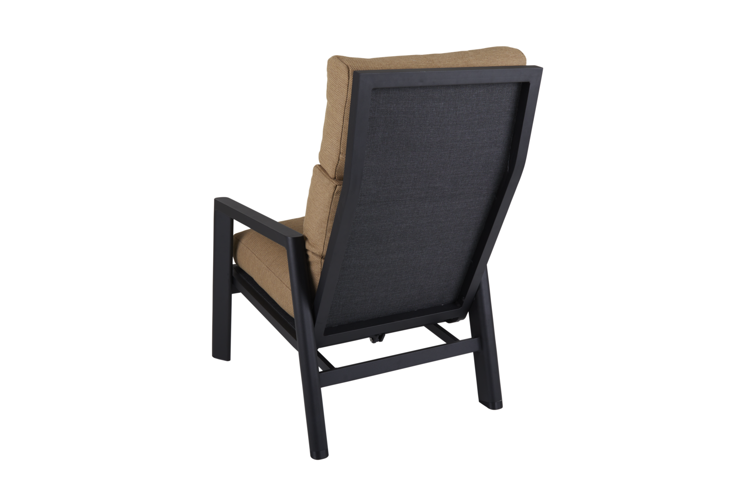 Slide position armchair Black/Cinnamon Gold
