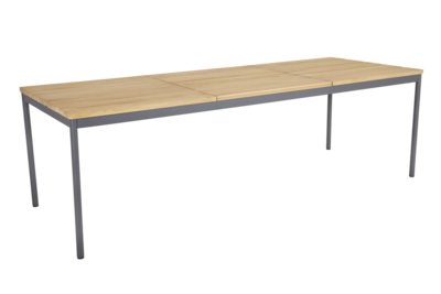 Nox dining table Anthracite/Teak