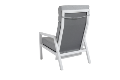 Belfort position armchair White/Pearl grey