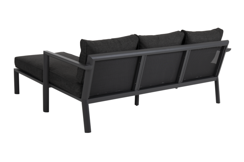 Delia divan sofa Anthracite/grey