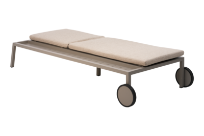 Samvaro lounger Khaki/sand