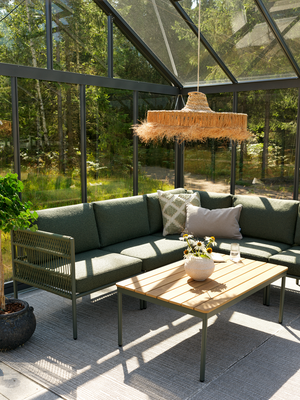 Reno corner Nordic Green / Raw Avocado