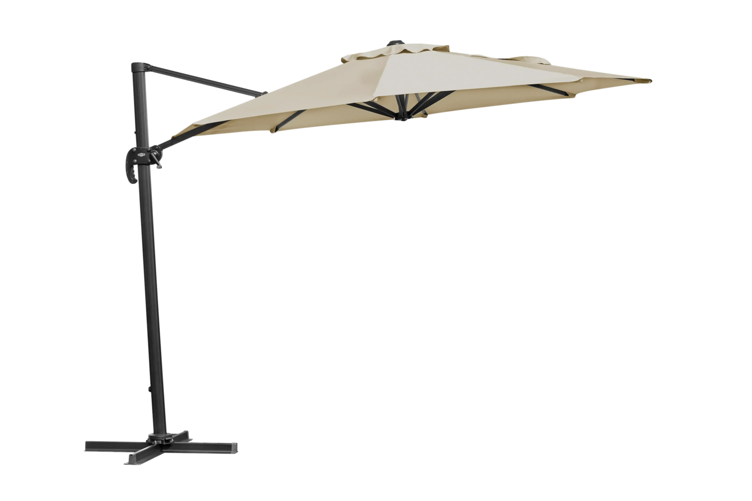 Linz hanging parasol Anthracite/khaki