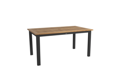 Lyon dining table Black/teak