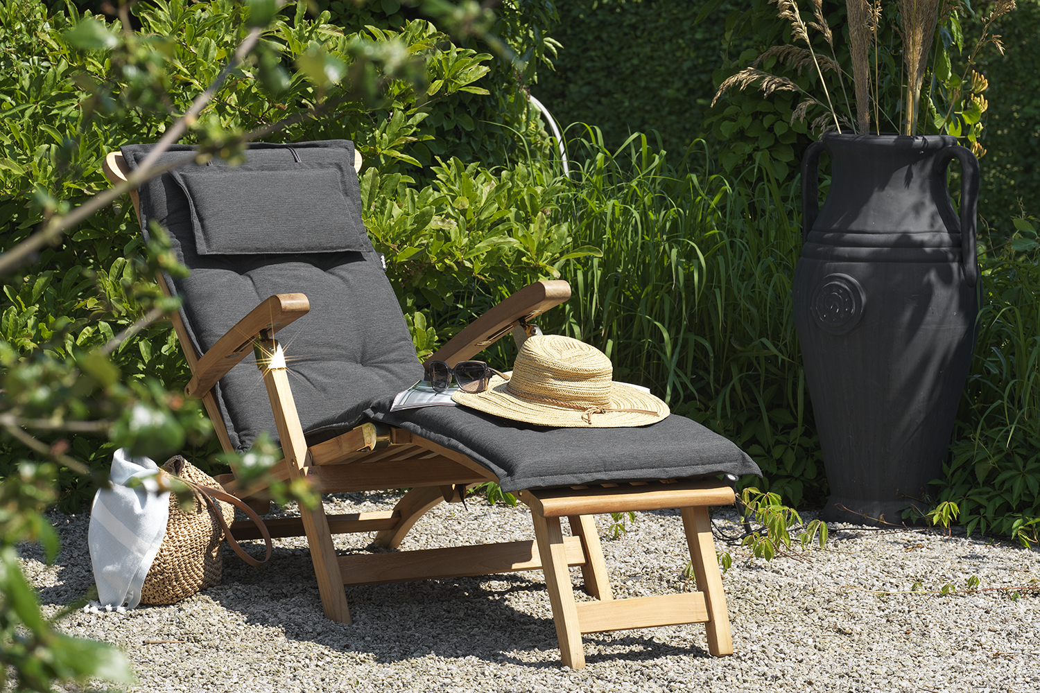 Jackson deckchair Natural color