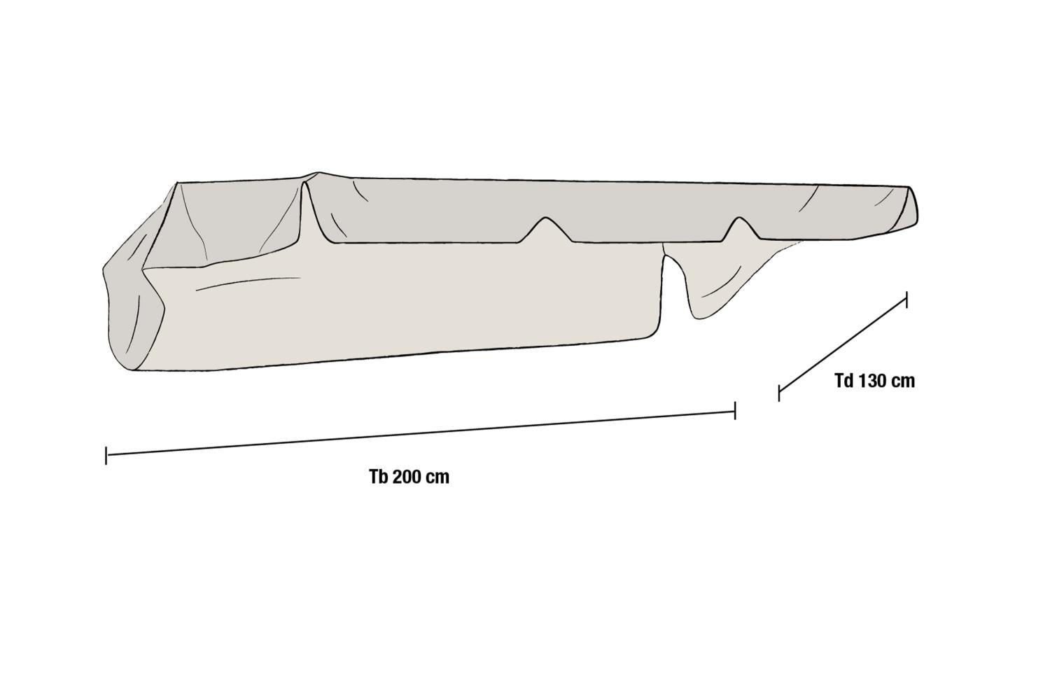 Bonn garden swing canopy Beige