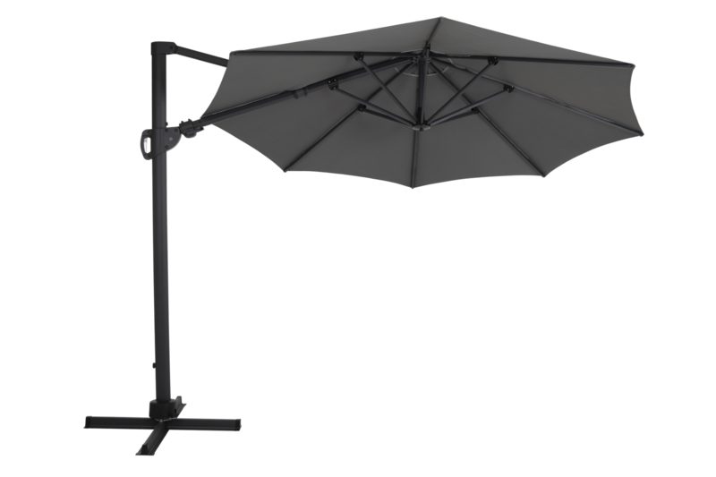 Varallo hanging parasol Anthracite/grey