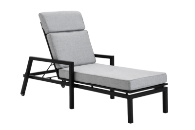 Belfort lounger Black/Pearl grey