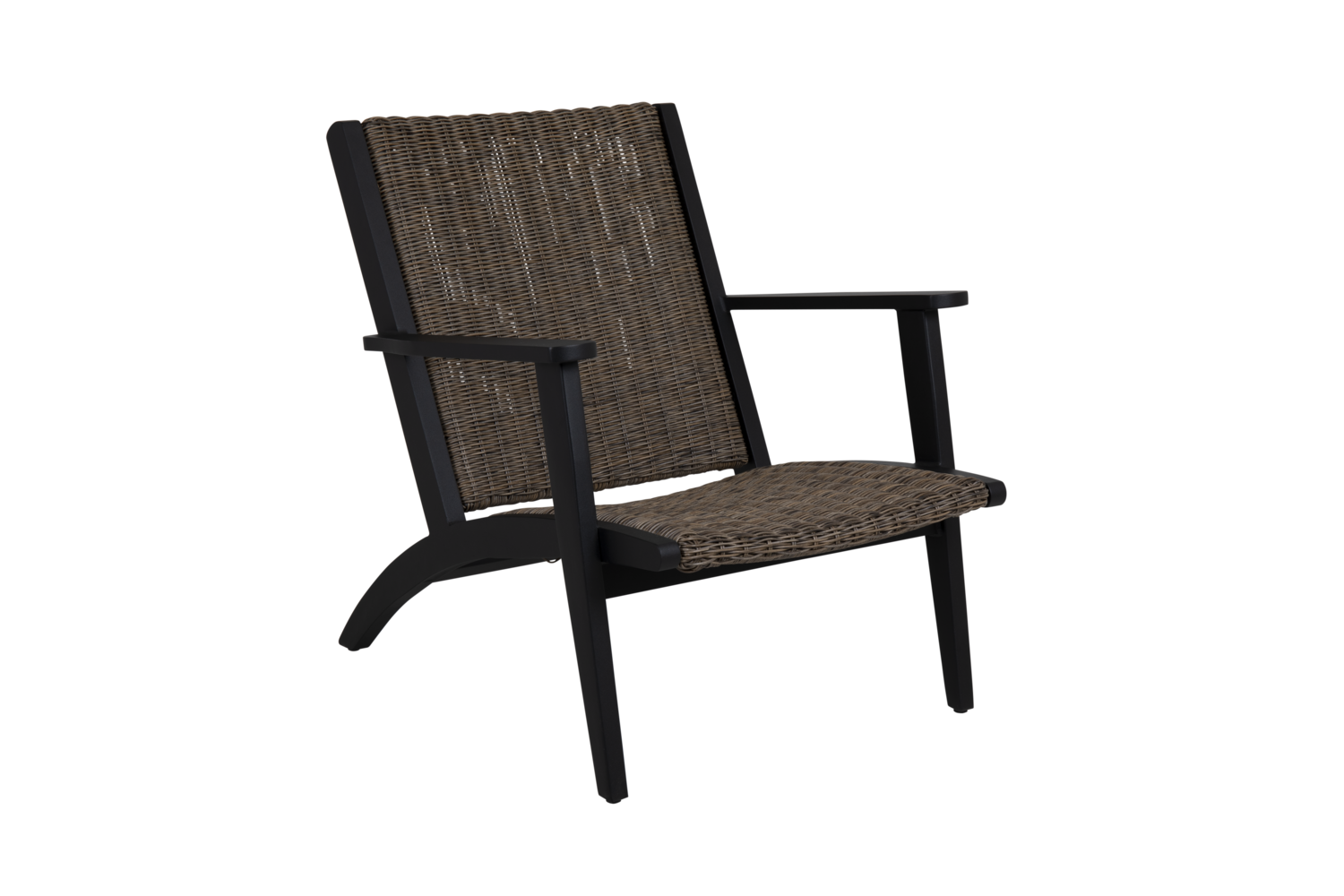 Kira lounge chair Black/rustic