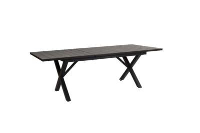 Hillmond dining table Black/Grey wood