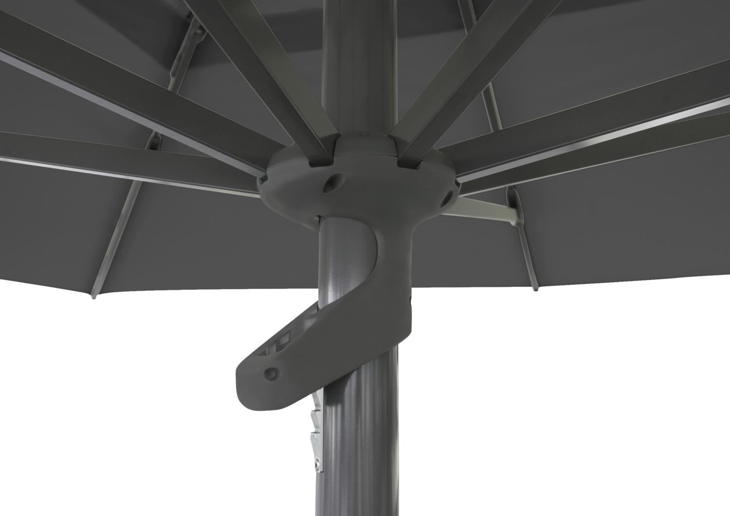 Mozzo parasol Anthracite/Grey