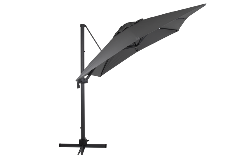 Linz hanging parasol Anthracite/grey