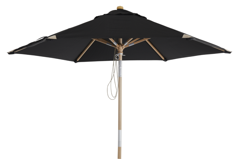 Trieste parasol Black