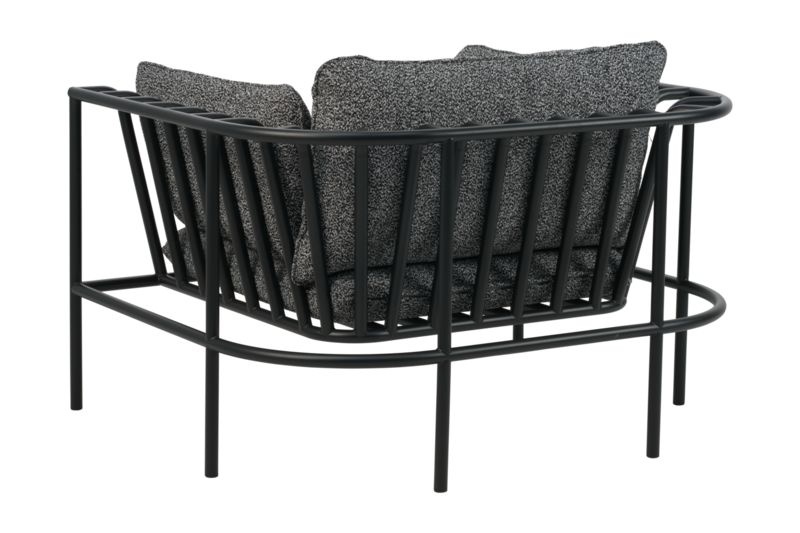 Collier armchair Black/Teddy Ant