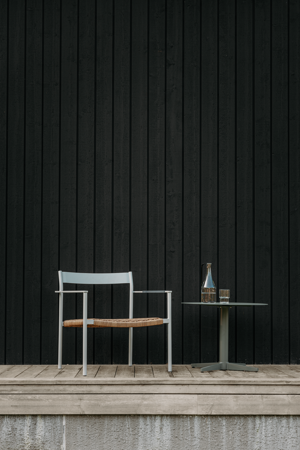 DK lounge chair Light Grey/Natur