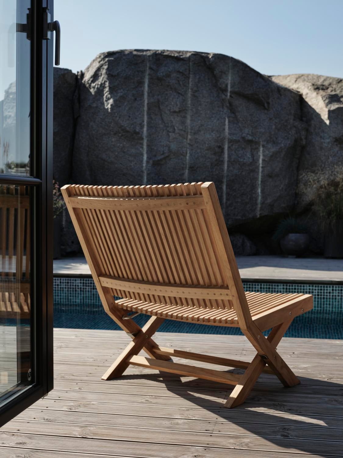 Julita lounge chair Natural color